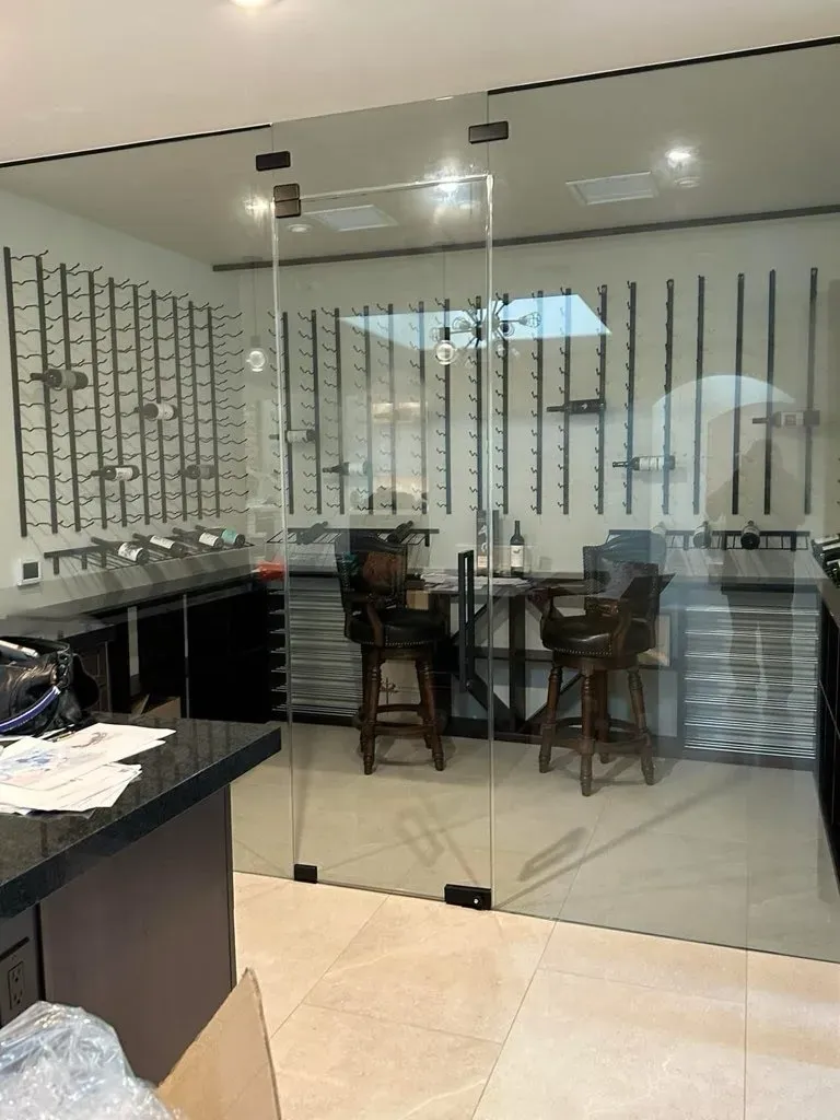 Wine room lighting and chandelier installation - Orozco Electric Scottsdale